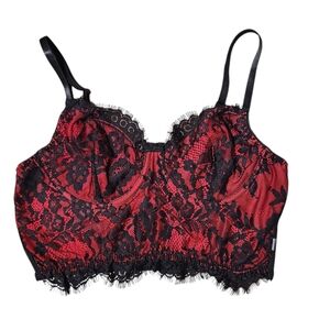 Romwe Underwire Lace Top Medium